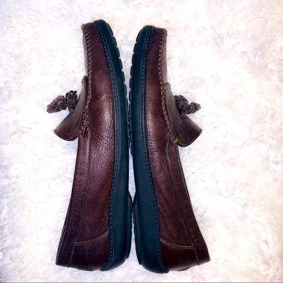 Bragano Brown Italian Tassel Loafers main image 7